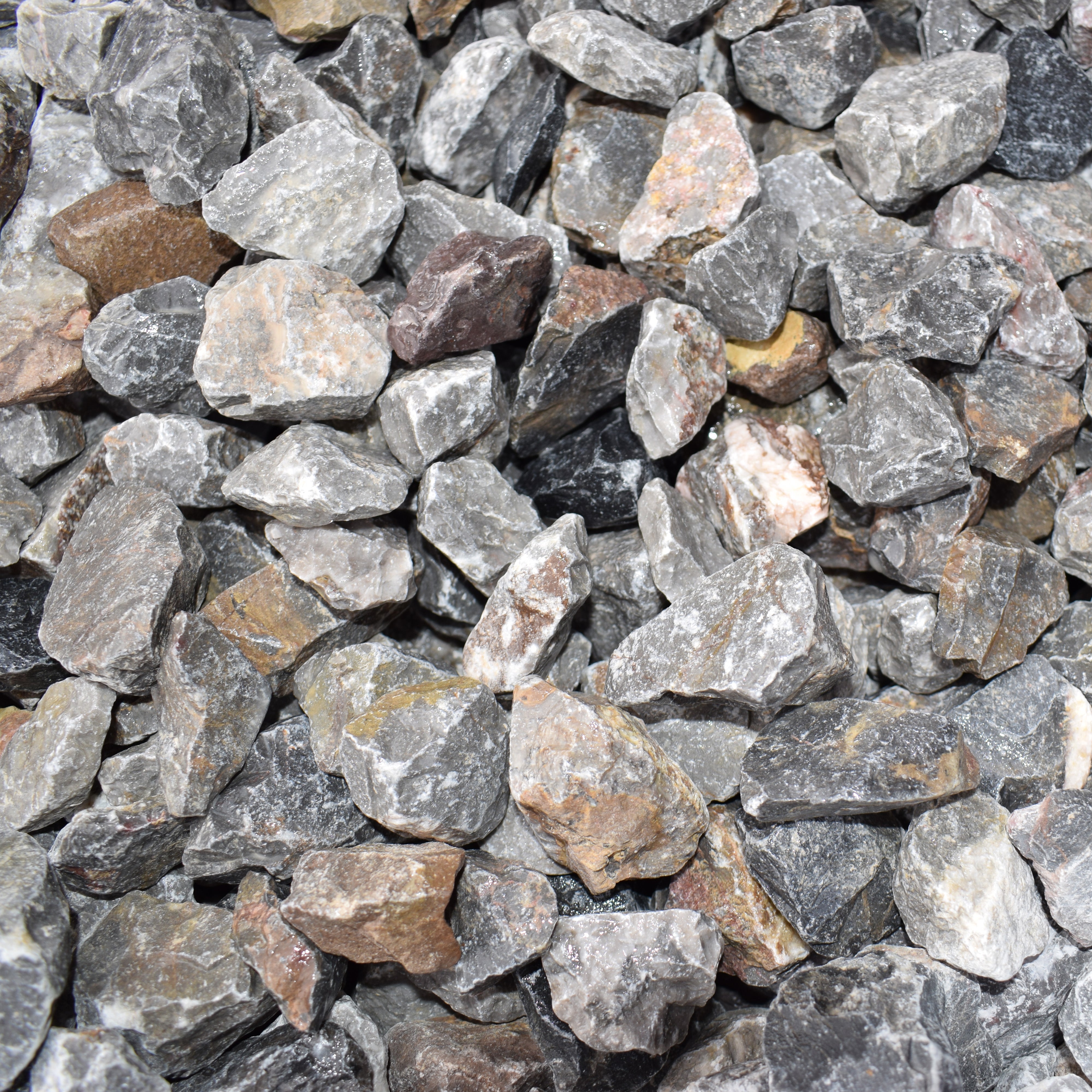 natürlicher Kalkstein gebrochen 32-50mm Körnung